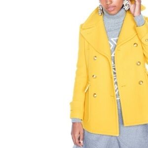 J.Crew Majesty Peacoat Stadium Cloth by Nelo Gori- size 2
